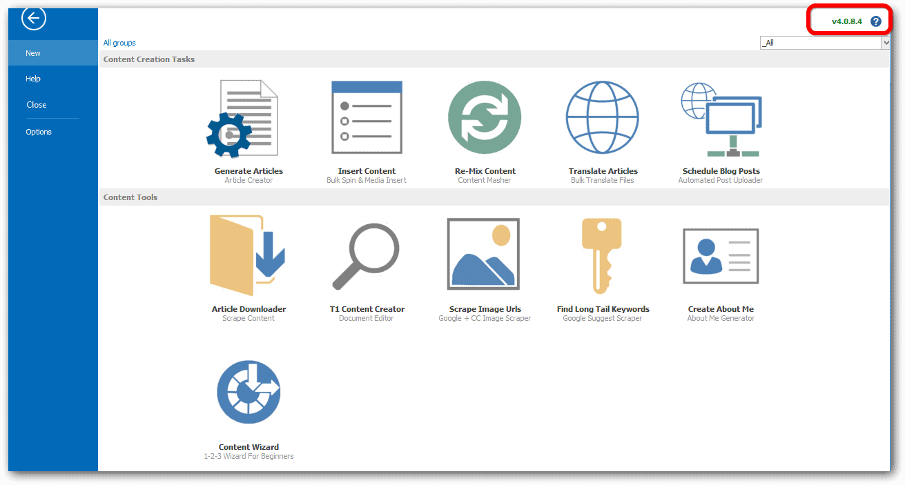 SEO Content Machine version updates