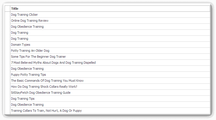 Article downloader saves the titles of all articles it finds. This list can be very useful for your next article topic.
