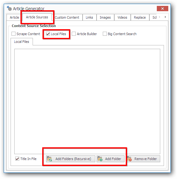 Add articles