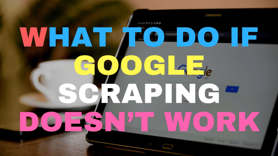 google scraping