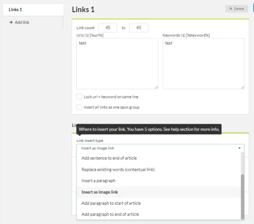 How to automatically insert image links in an article | SEO Content Machine